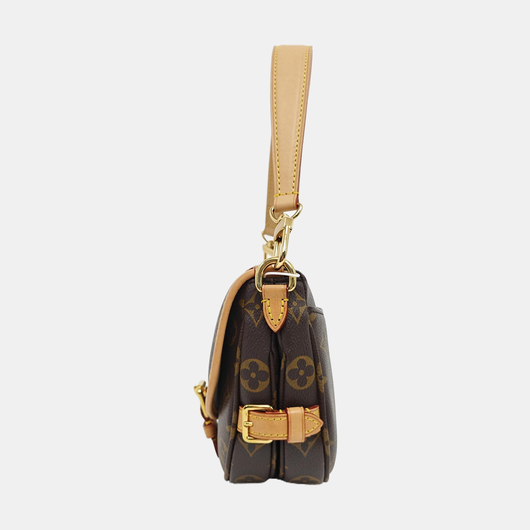 SAUMUR BB Monogram Coated Canvas Brown