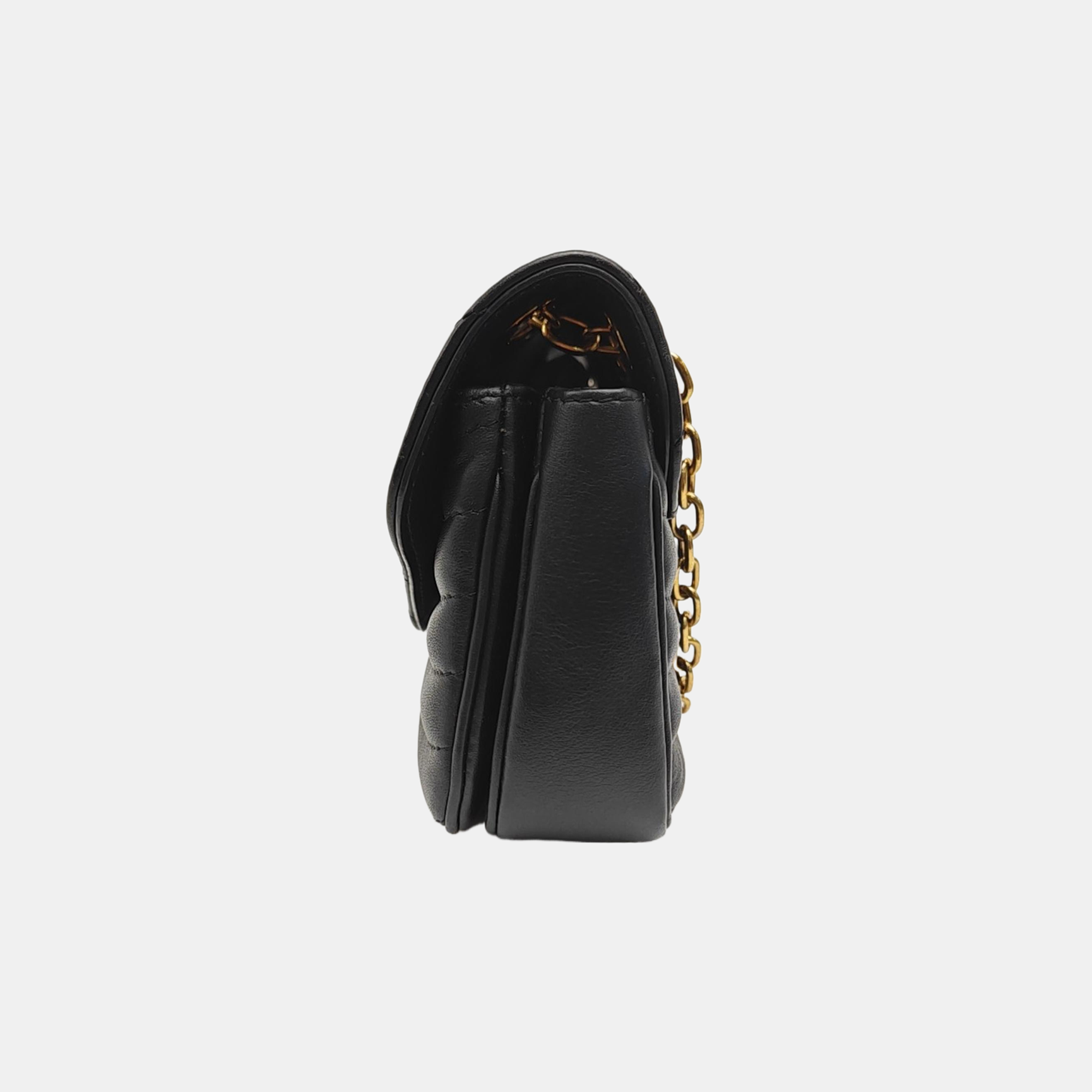 NEW WAVE PM Quilted Calfskin Black