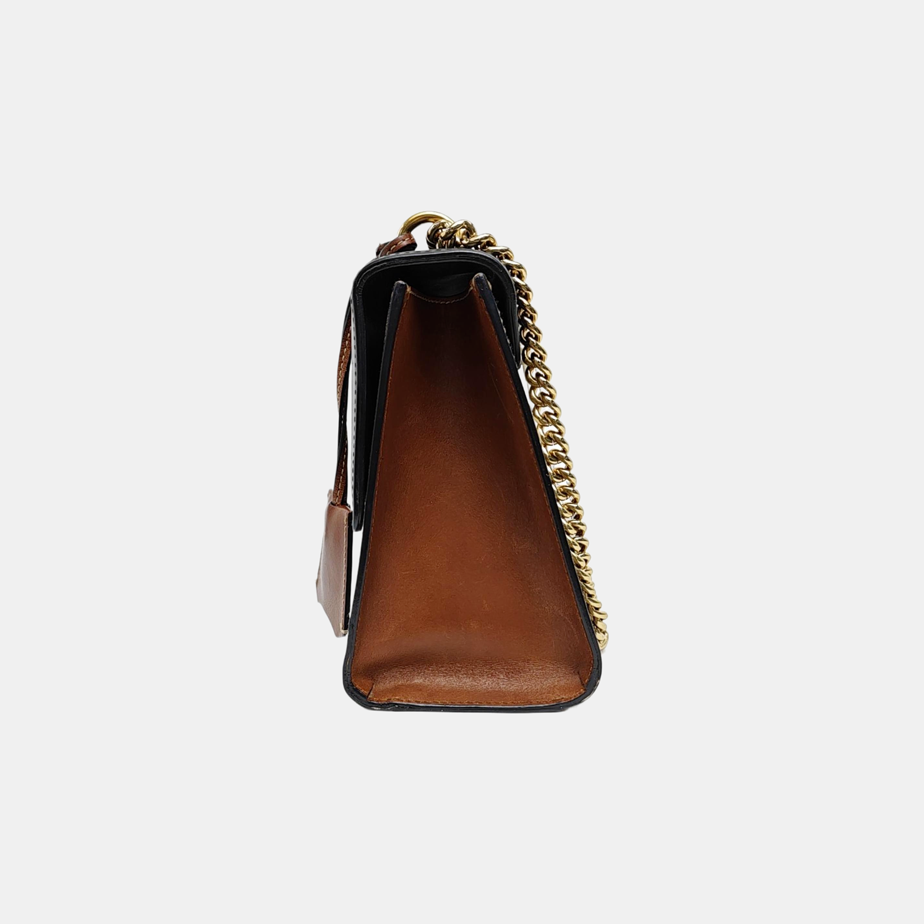 Authenticated pre-owned  Padlock Medium Monogram Coated Canvas Multicolor - Shoulder Bag at Looply