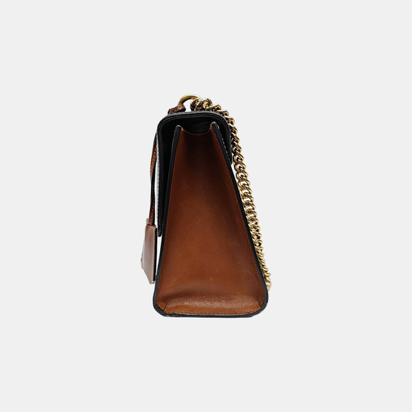 Authenticated pre-owned  Padlock Medium Monogram Coated Canvas Multicolor - Shoulder Bag at Looply