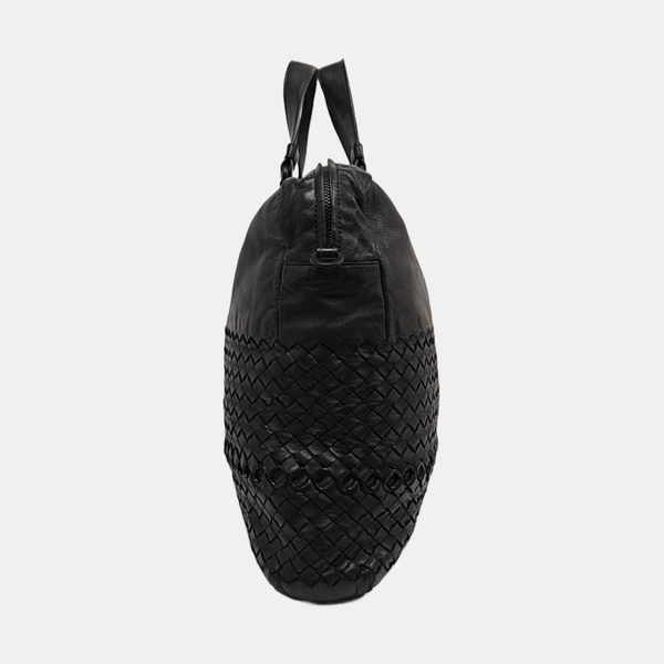 Calfskin Shoulder Bag Black