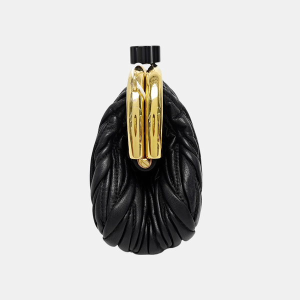 Miu Belle Lambskin Black