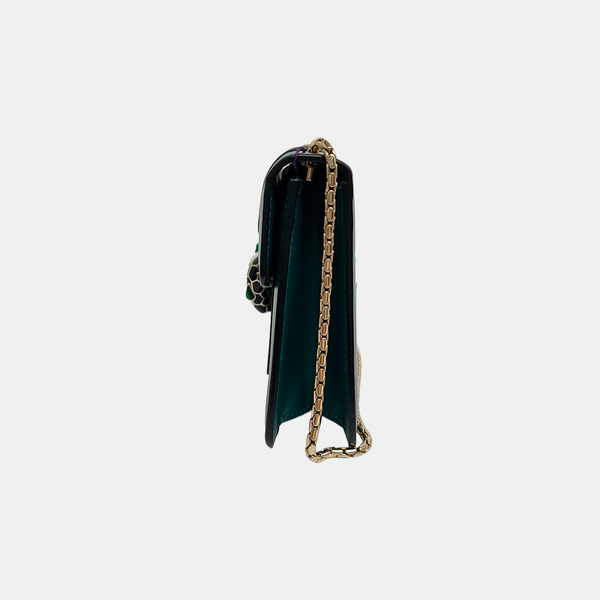 SERPENTI FOREVER Small Calfskin Green
