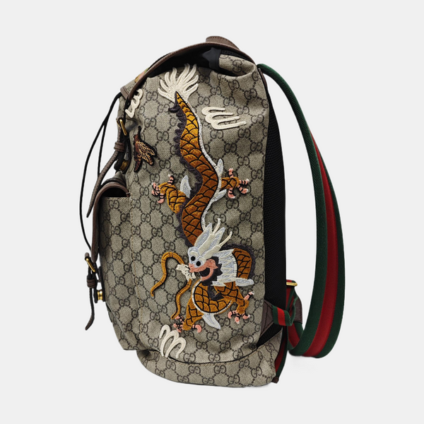 Courrier Monogram Coated Canvas Beige