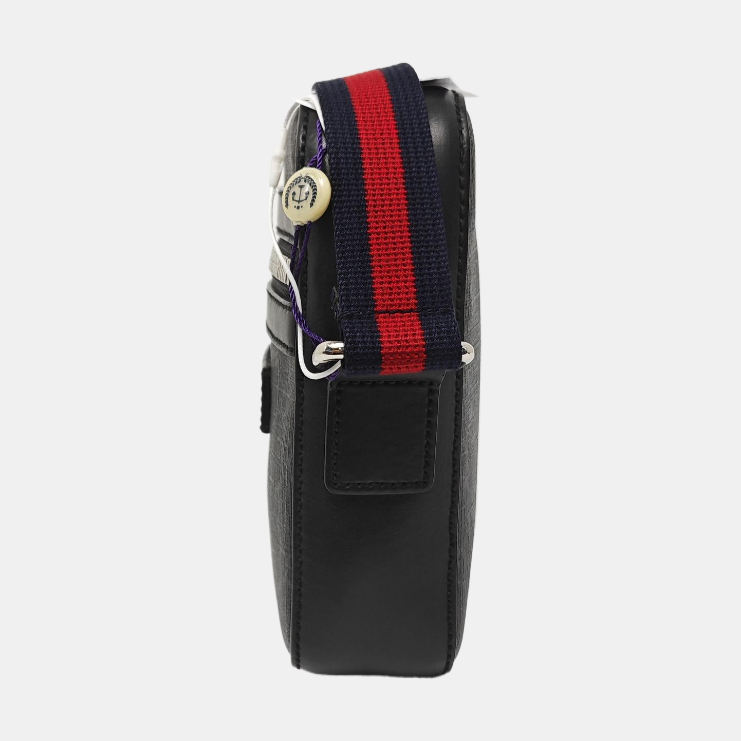 GG Supreme Small Monogram Coated Canvas Black