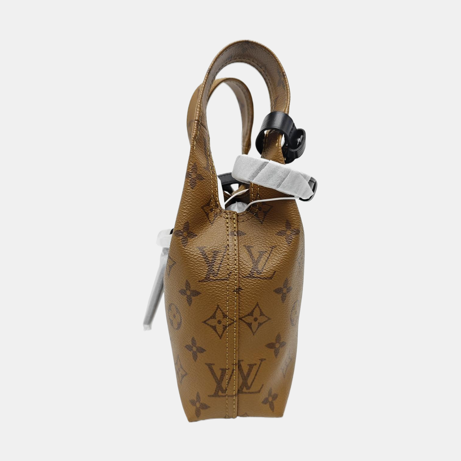 ATLANTIS BB Monogram Coated Canvas Brown