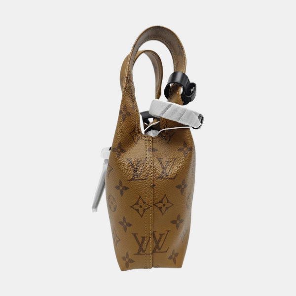 ATLANTIS BB Monogram Coated Canvas Brown