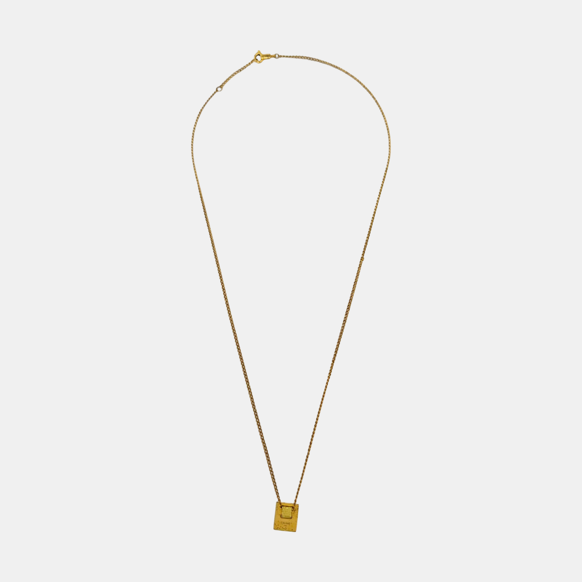 ALPHABET Crystal Gold Necklace