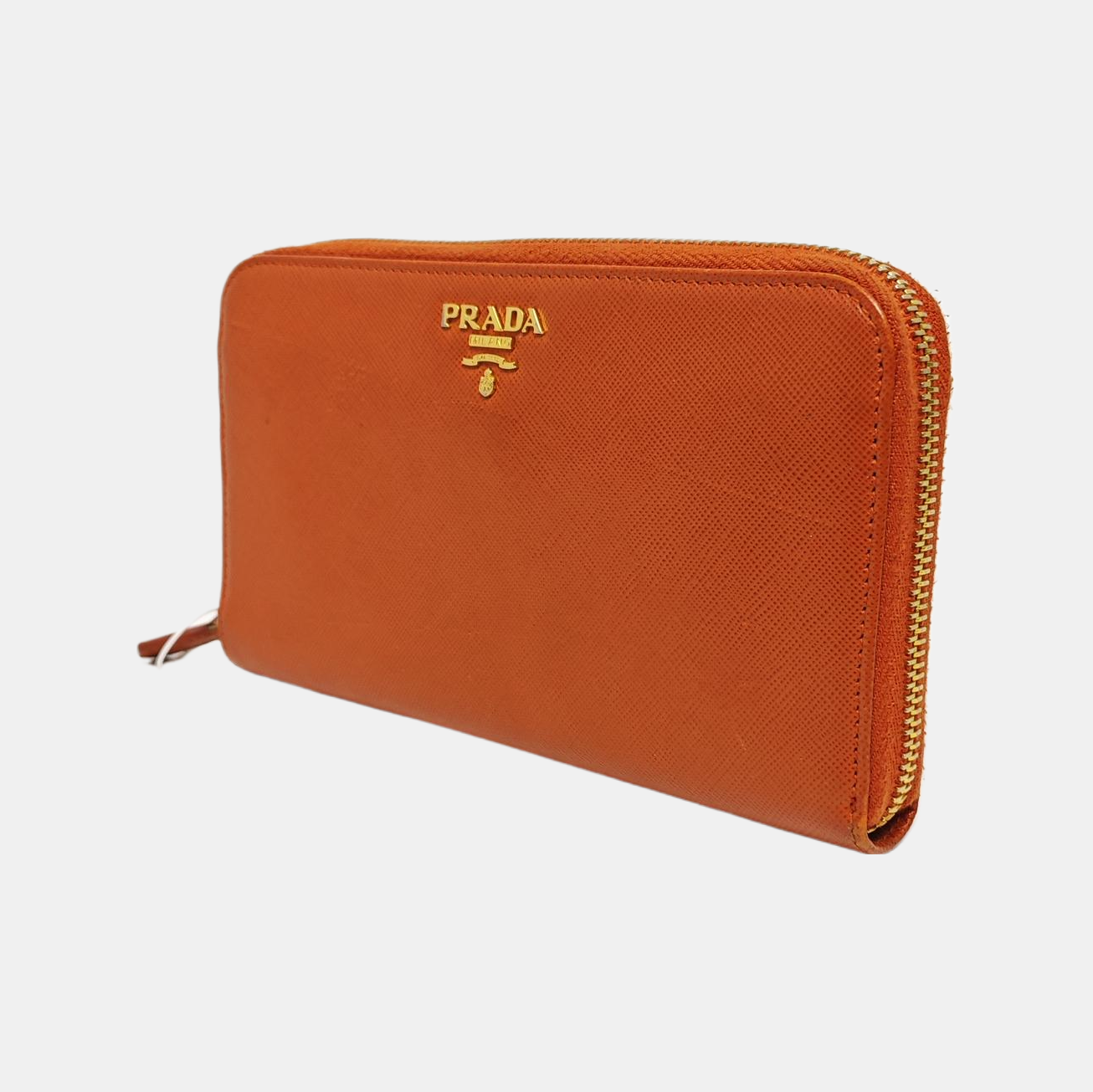 Saffiano Calfskin Wallet Orange