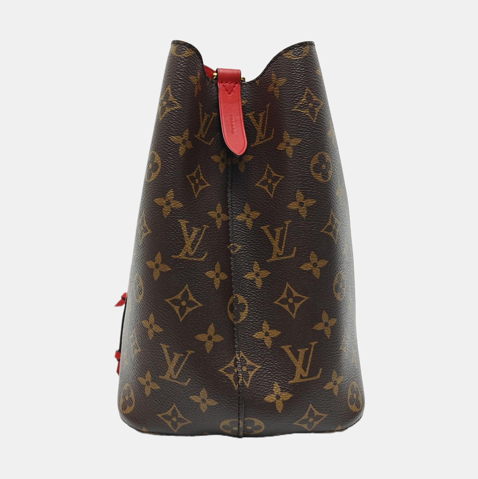 NÉONOÉ MM Monogram Coated Canvas Brown