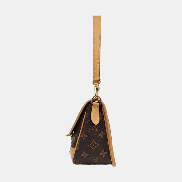 DIANE Monogram Coated Canvas Brown