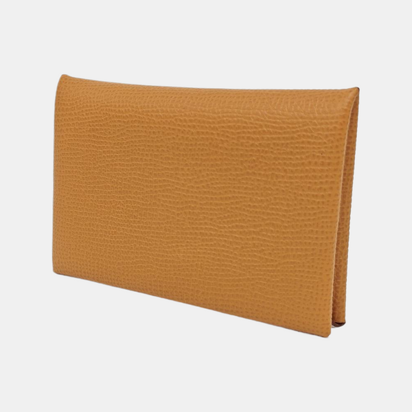 Calvi Epsom Brown Card Holder