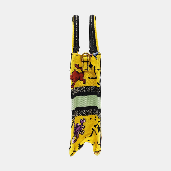 Book Tote Mini Canvas Yellow
