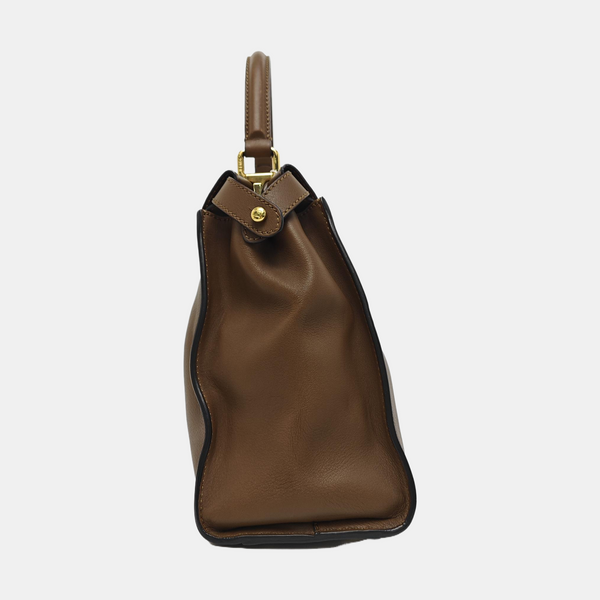 Peekaboo Medium Calfskin Brown