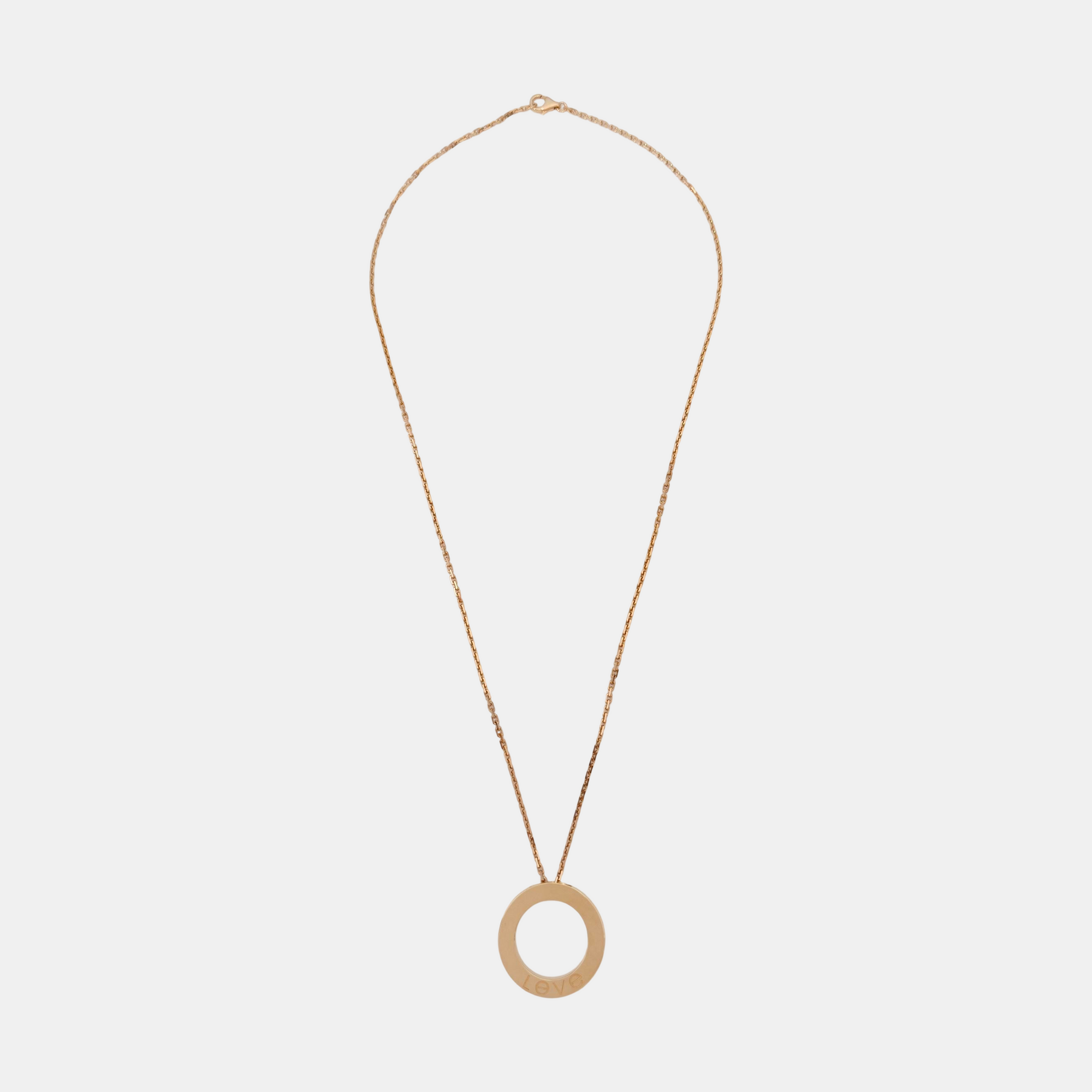 LOVE 18k Rose Gold Necklace