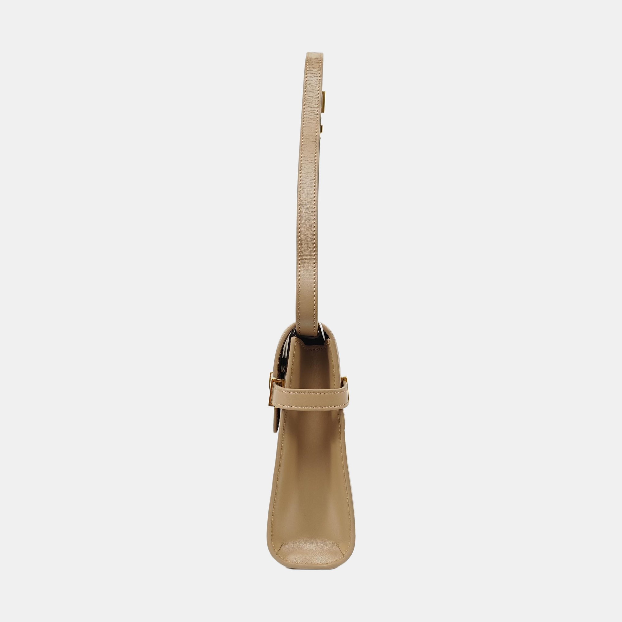 MANHATTAN Small Calfskin Beige
