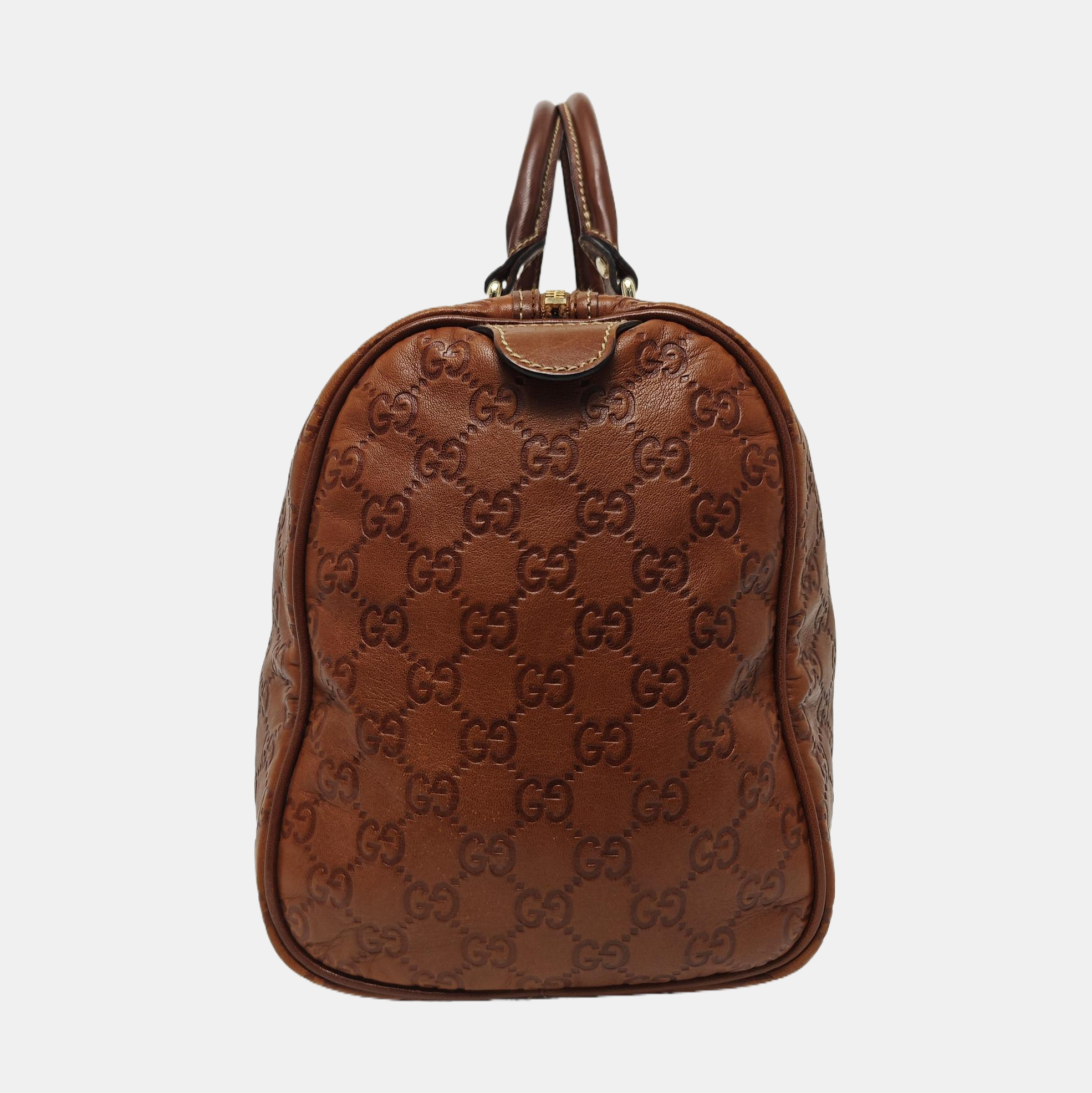 Joy Medium Monogram Calfskin Brown