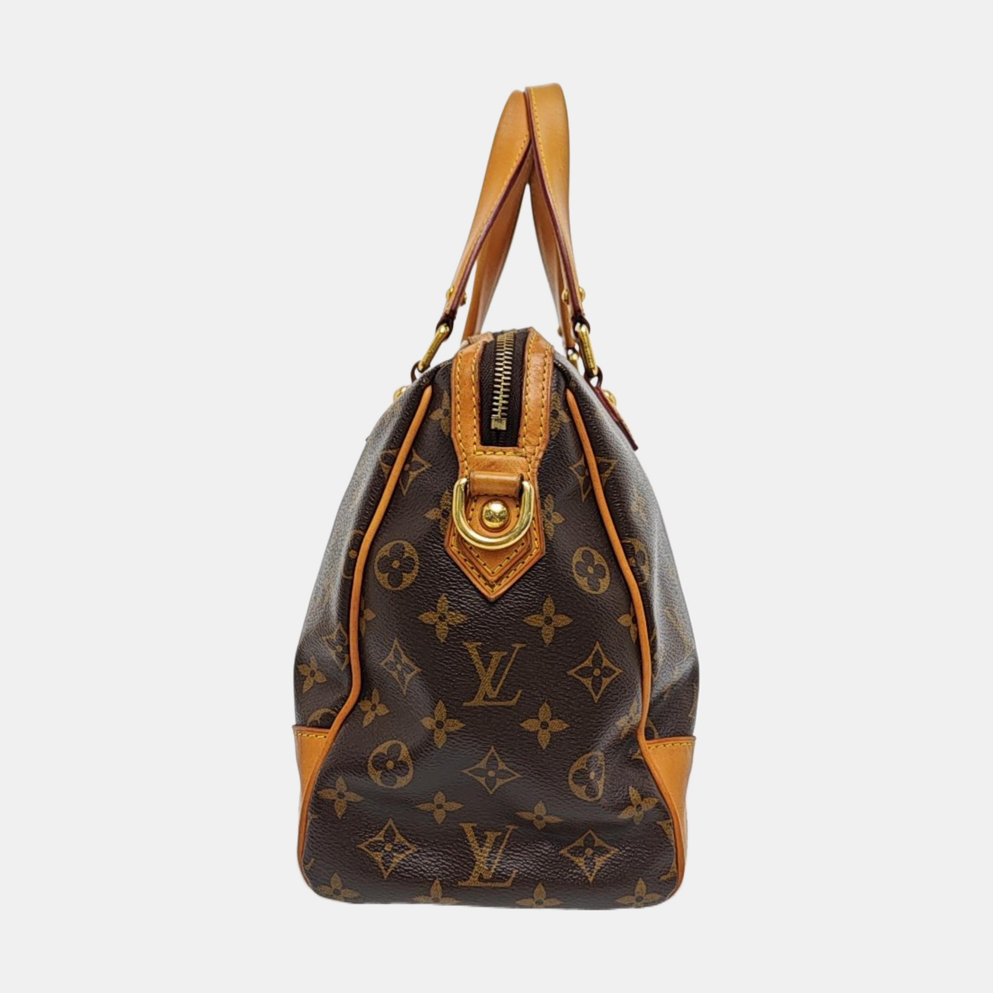 RETIRO NM Monogram Coated Canvas Brown