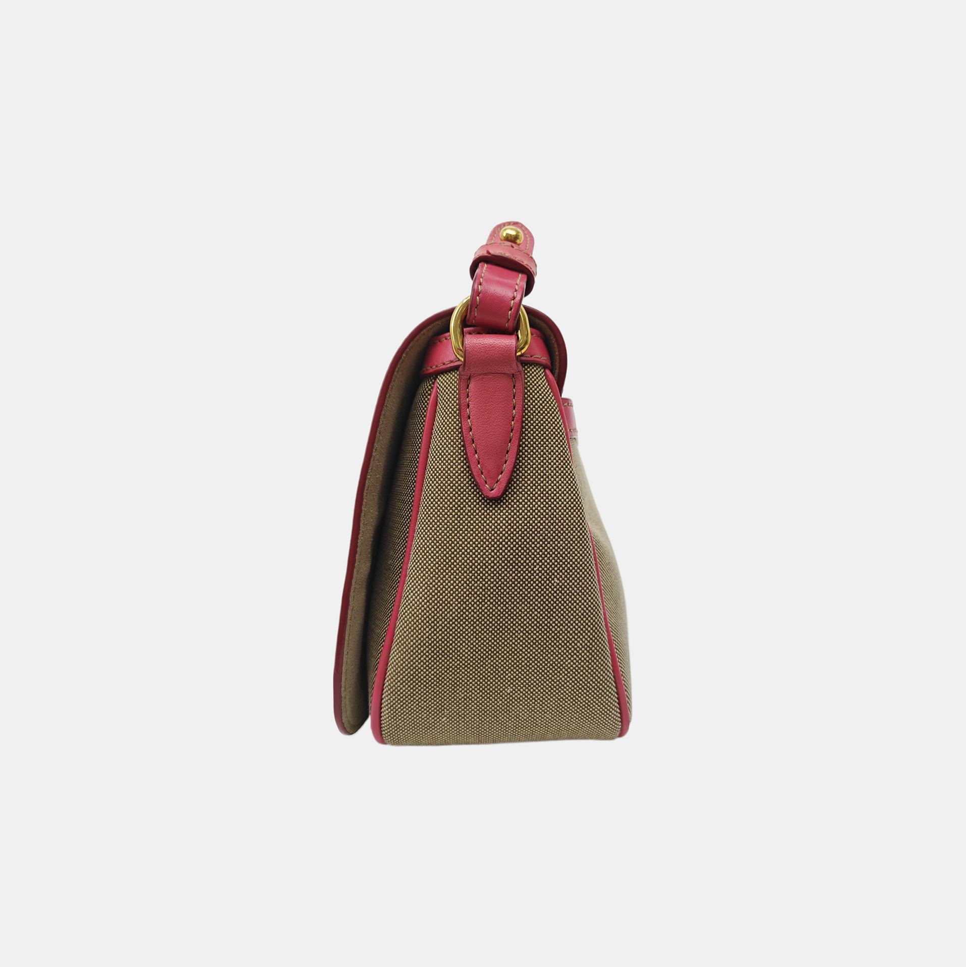 Canvas Shoulder Bag Brown