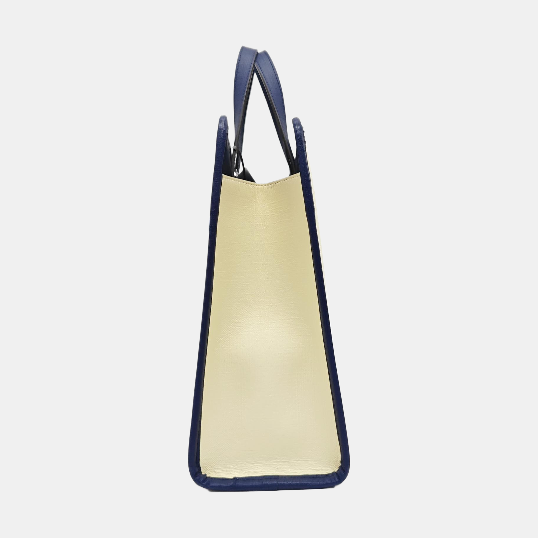 Coated Canvas Tote Bag Beige