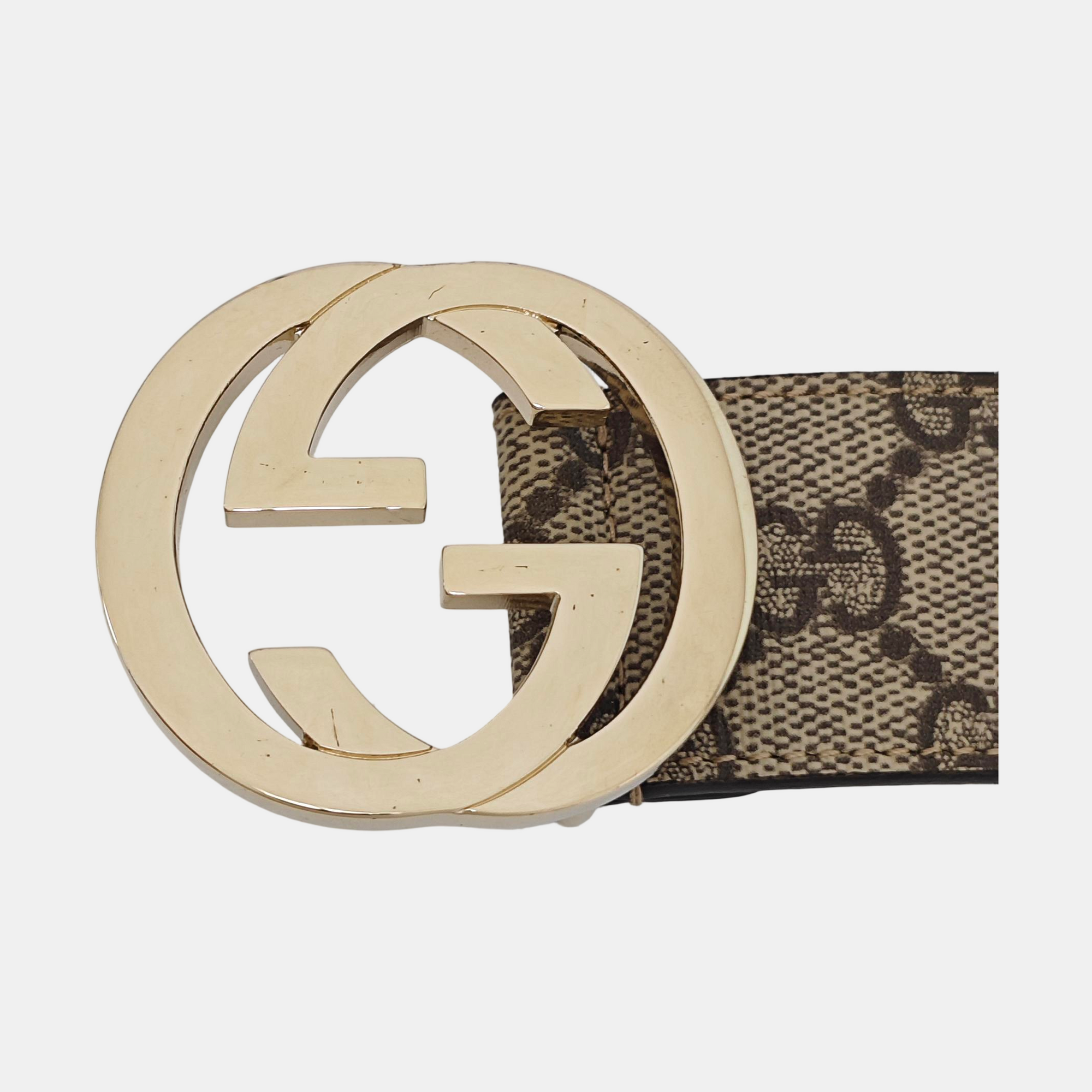 Leather Belt Beige