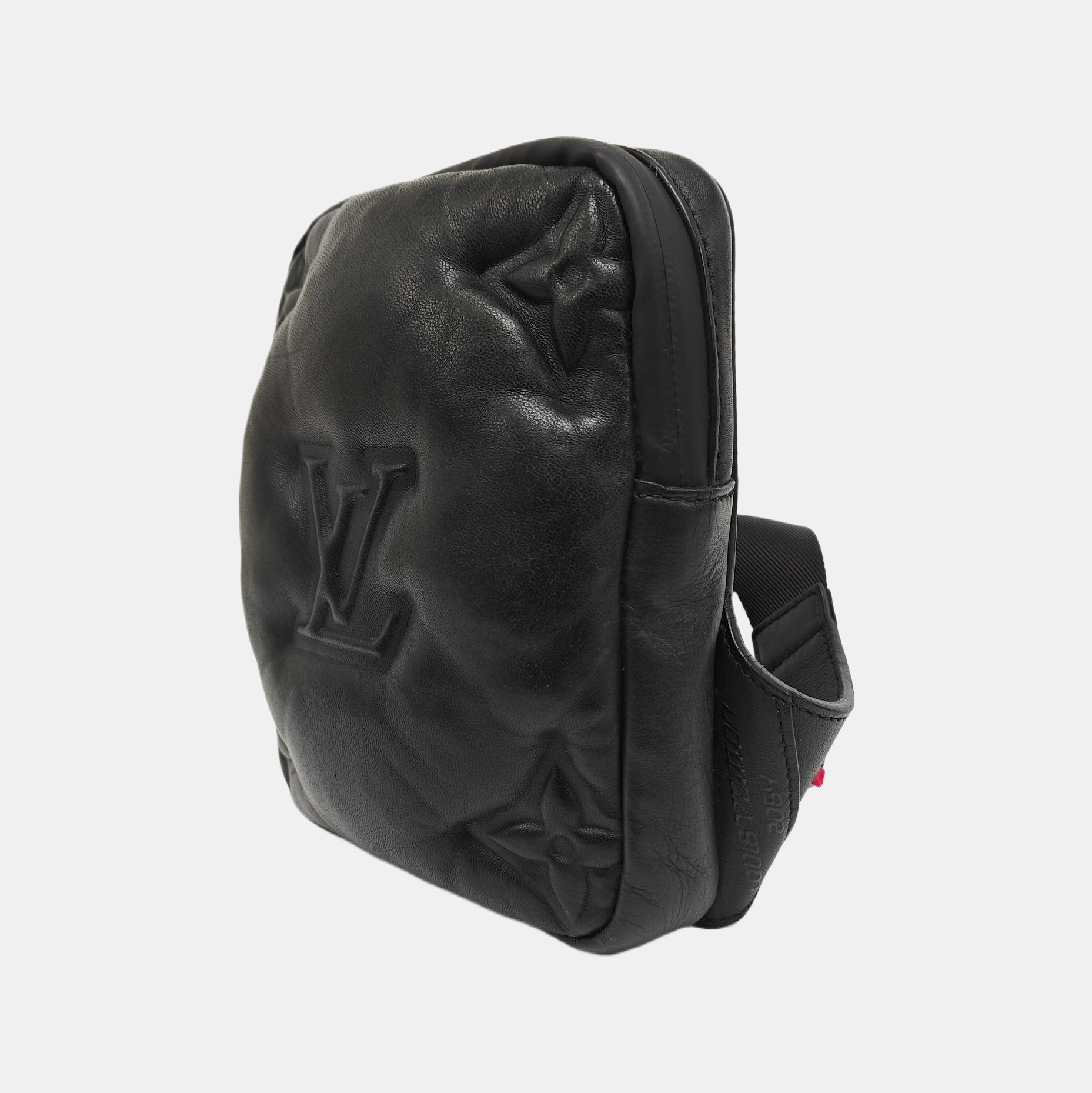 Monogram Lambskin Belt Bag Black