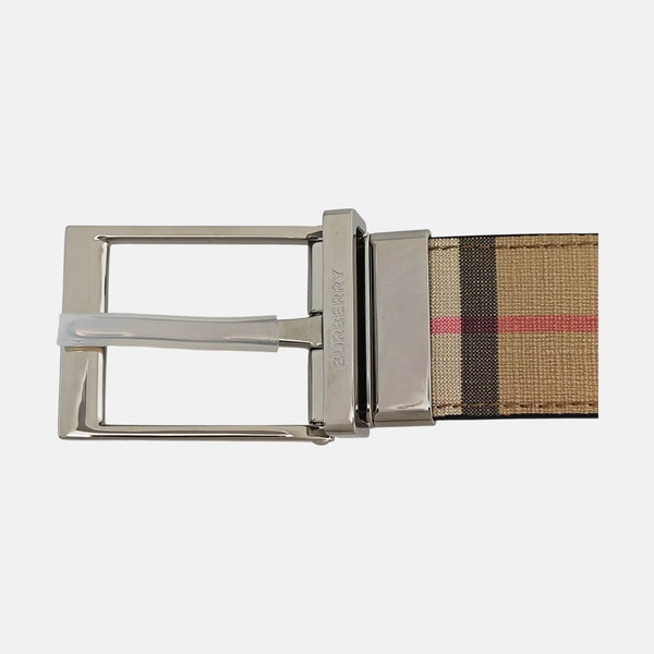 Coated Canvas Belt Beige
