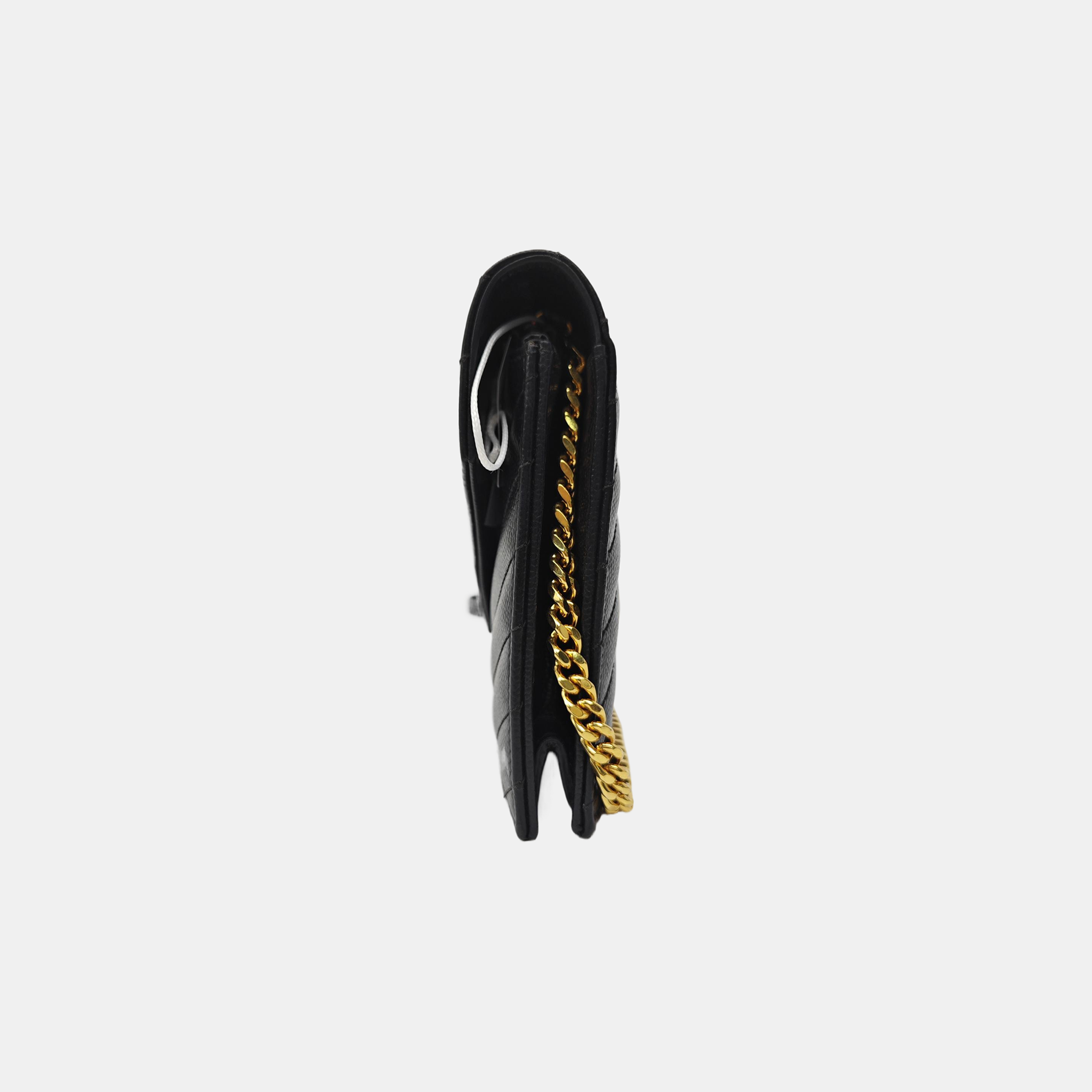 MONOGRAM WOC Chevron Calfskin Black