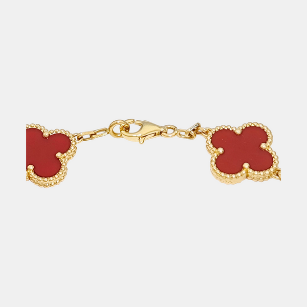 Vintage Alhambra 18k Gold Bracelet