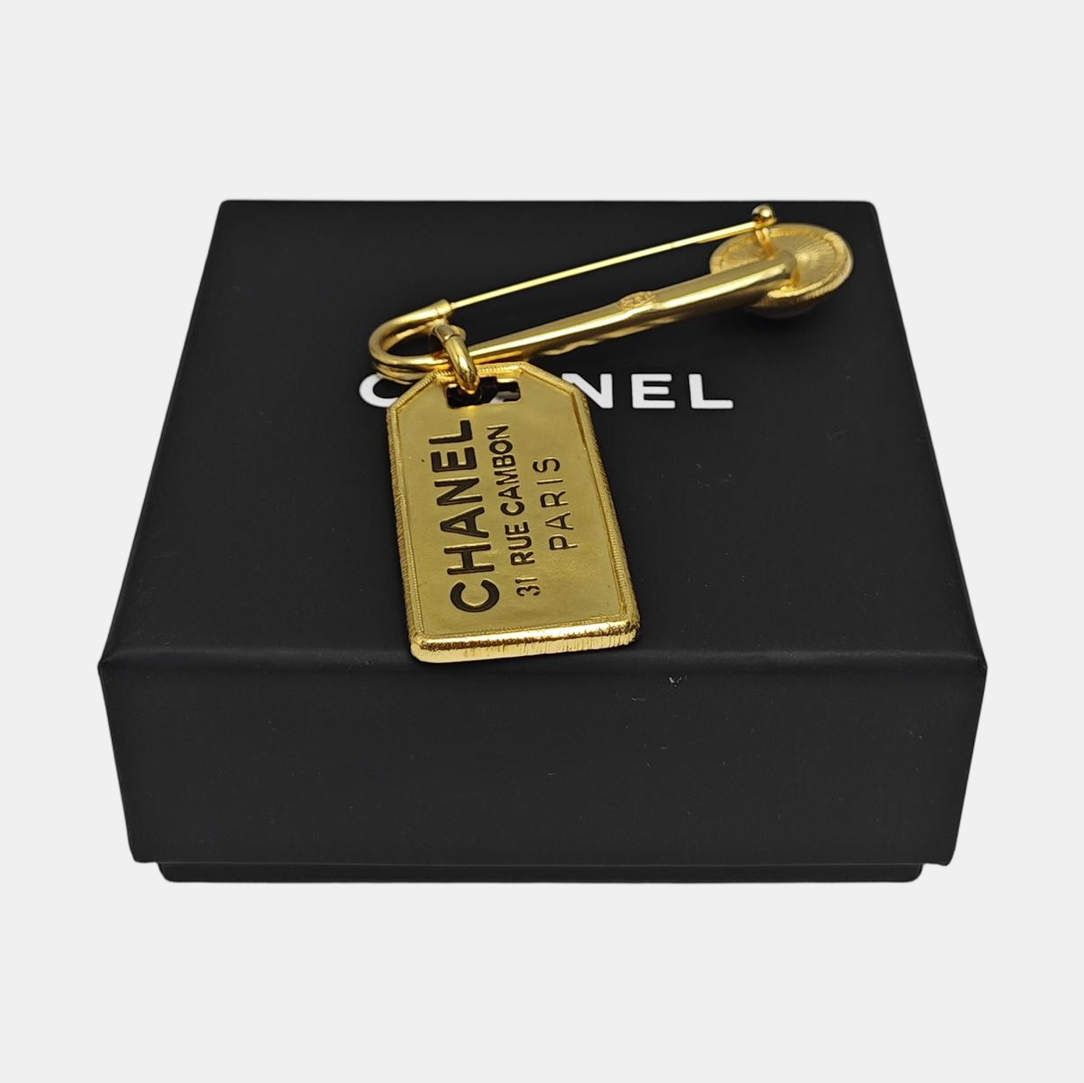Metal Gold Brooch