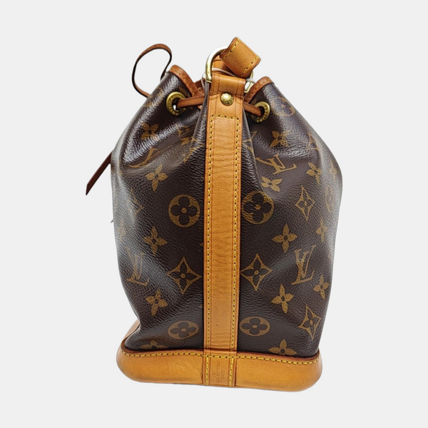 NOÉ BB Monogram Coated Canvas Brown