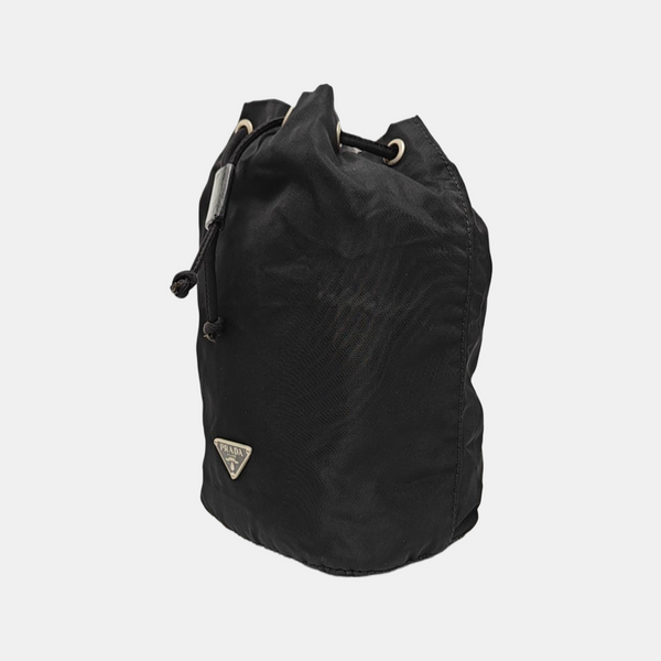 Authenticated pre-owned  Bucket Nylon Black - Bucket Bag at Looply