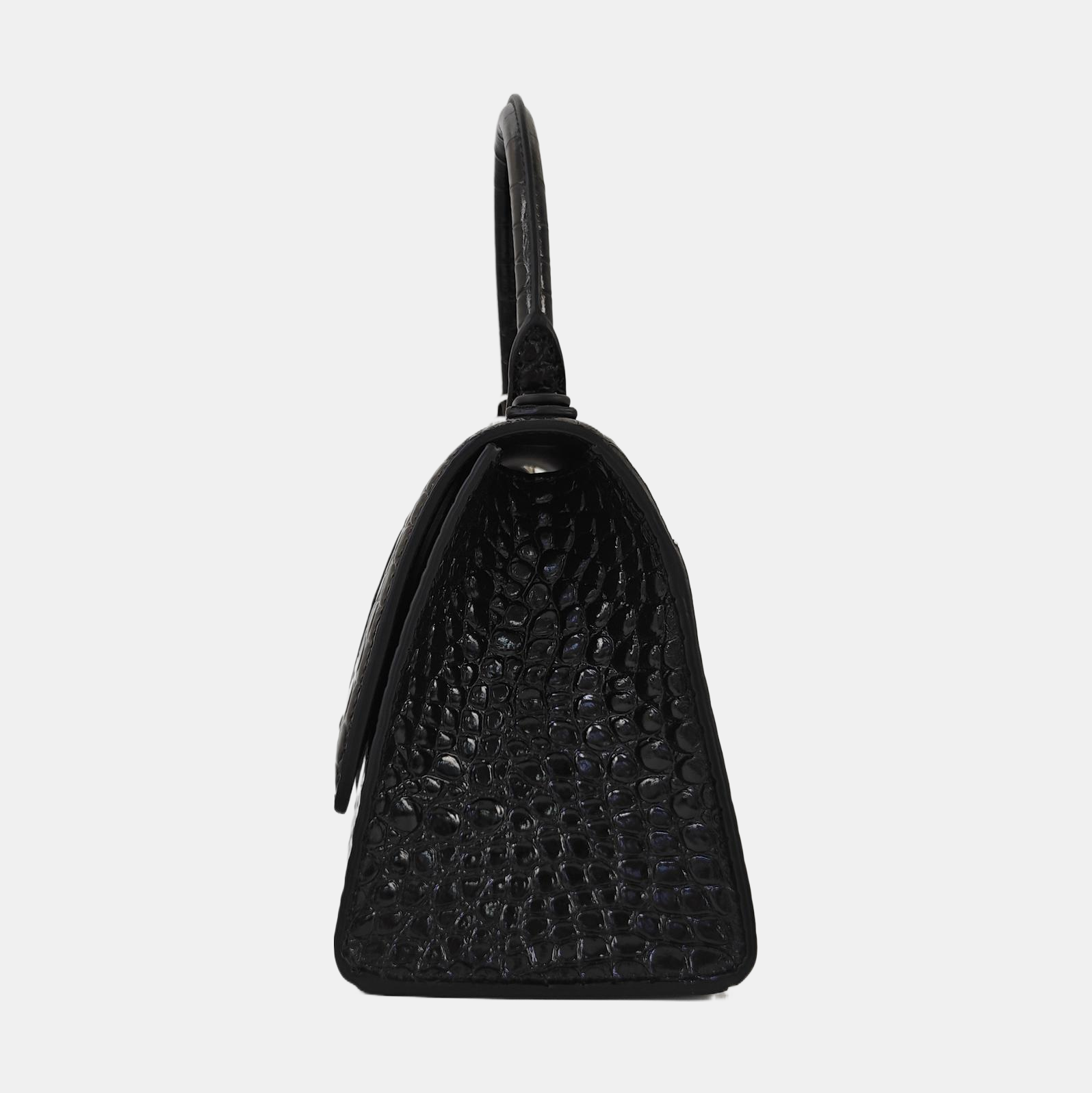 Hourglass S Calfskin Black