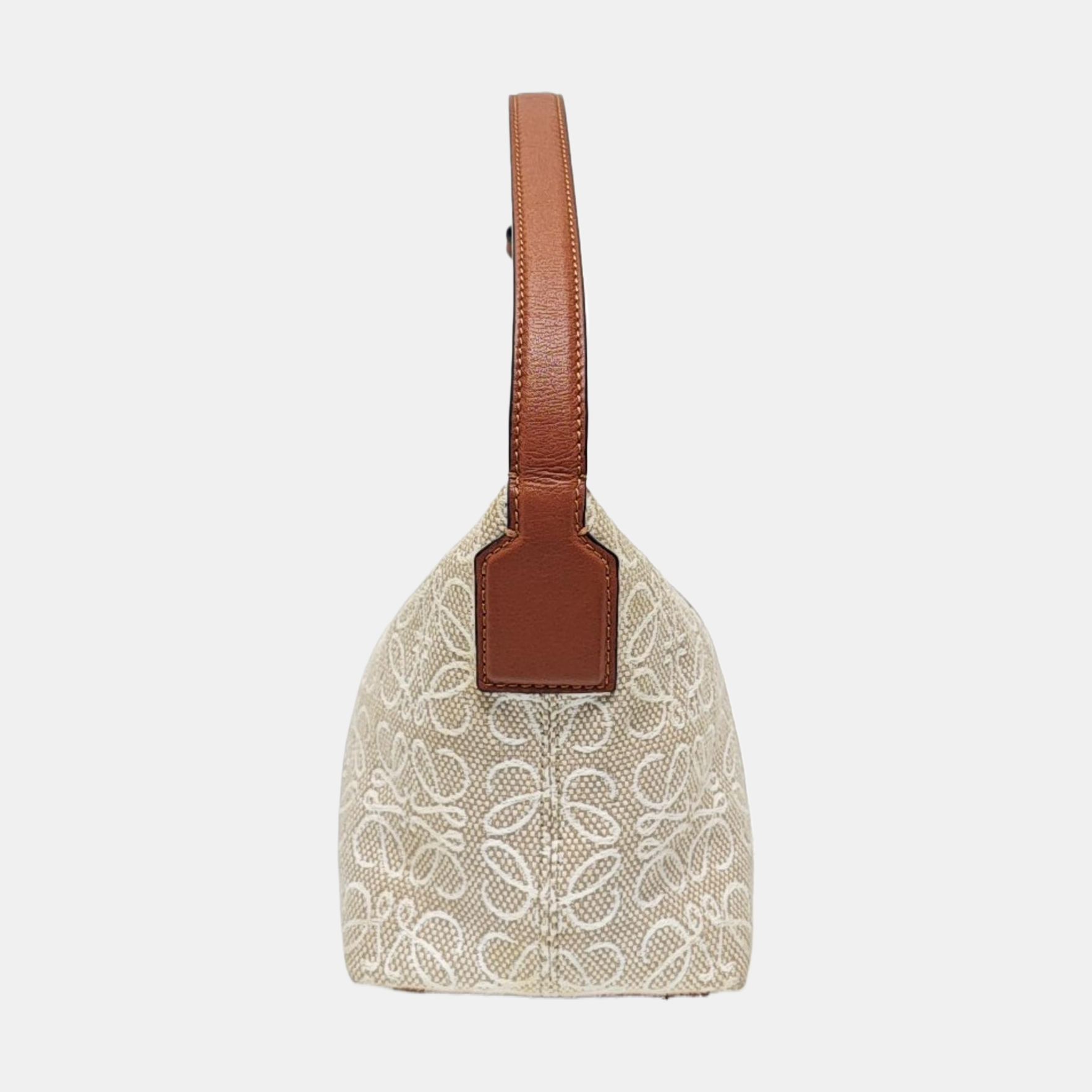 Anagram Small Monogram Canvas Beige