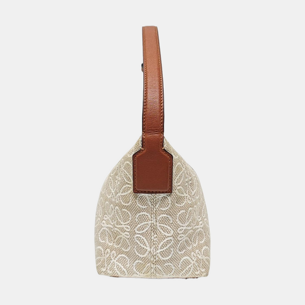 Anagram Small Monogram Canvas Beige