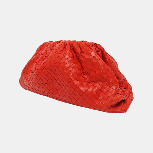 The Pouch Large Lambskin Red