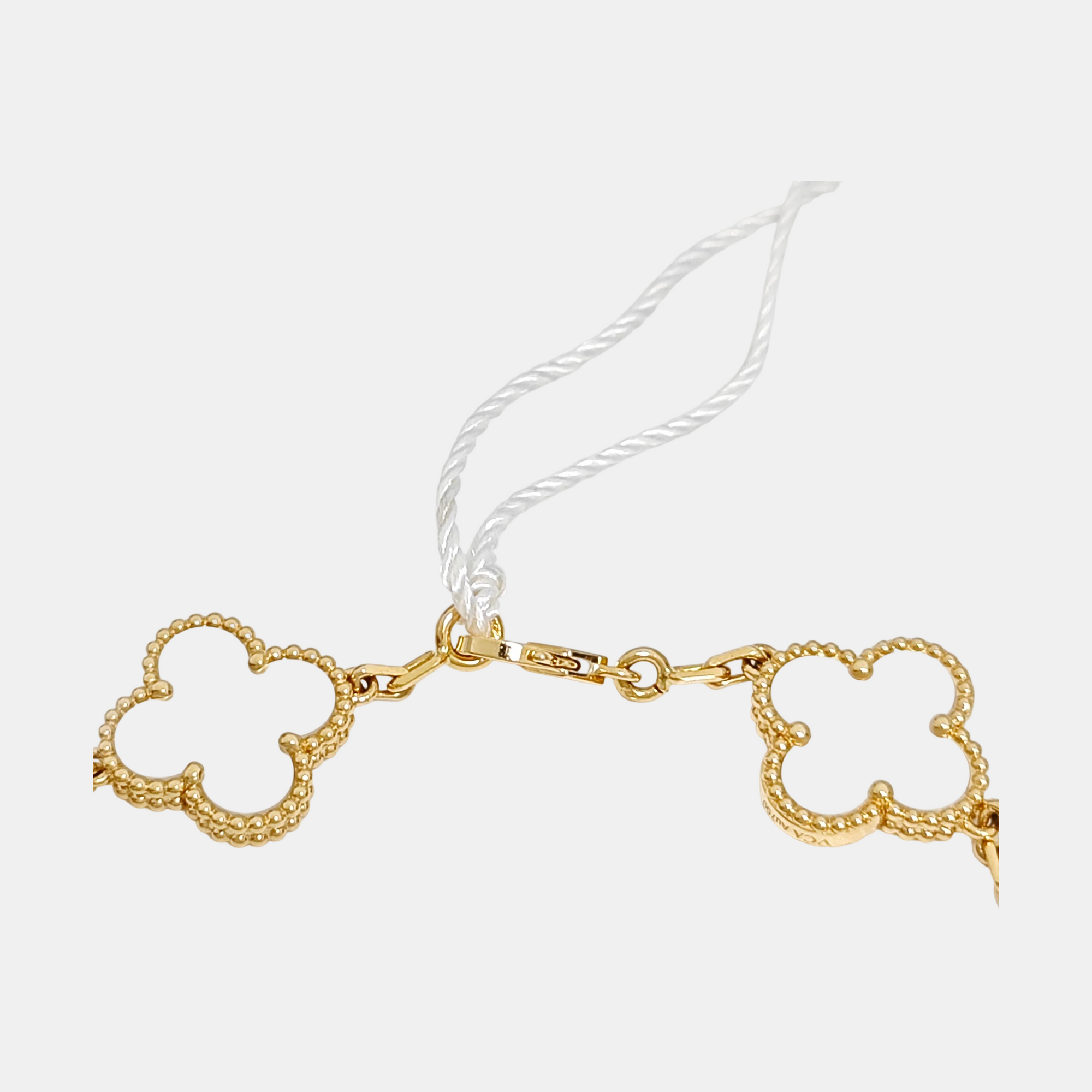 Vintage Alhambra 18k Gold Bracelet