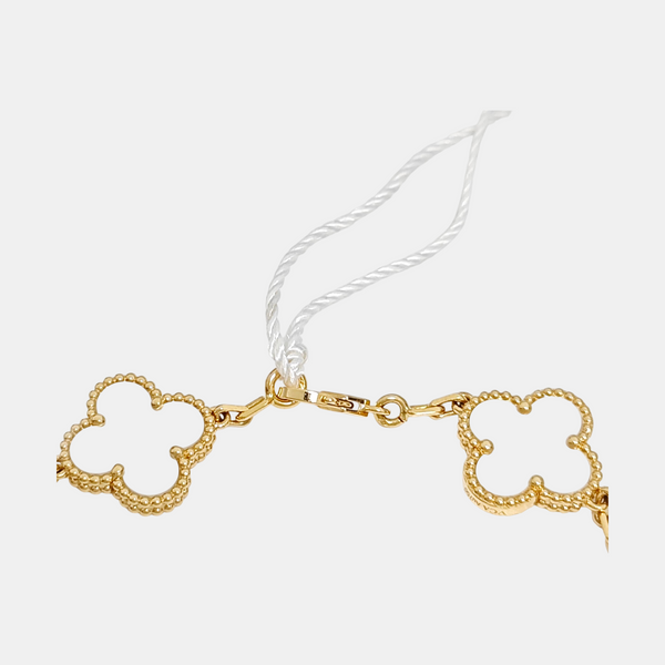 Vintage Alhambra 18k Gold Bracelet