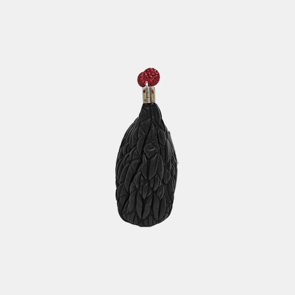Miu Belle Quilted Lambskin Black