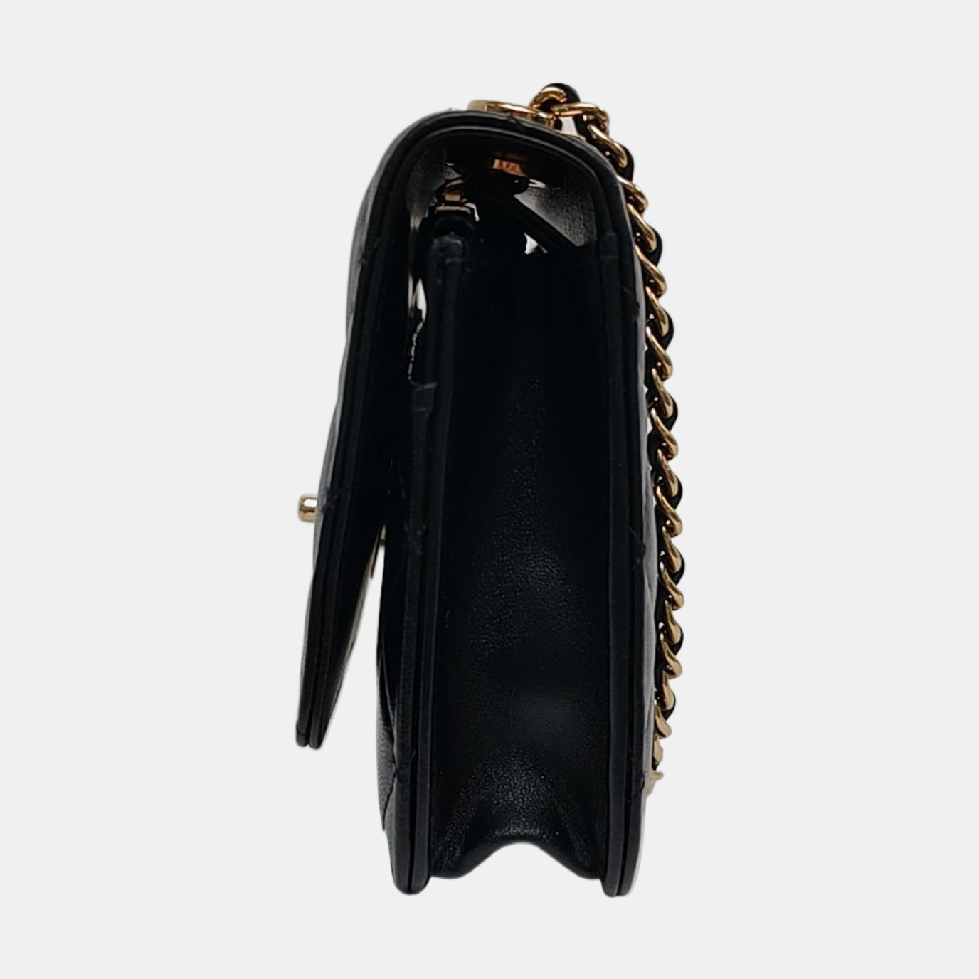 Authenticated pre-owned  TRENDY CC WOC Quilted Lambskin Black - Crossbody Bag at Looply