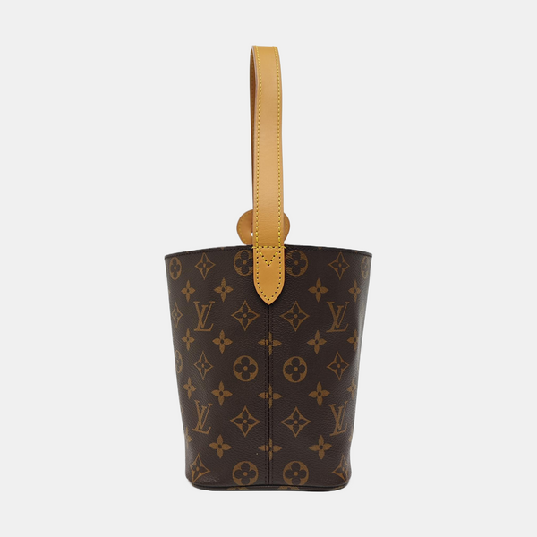 ALL IN BB Monogram Coated Canvas Brown