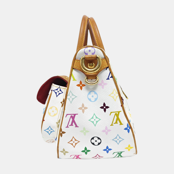 LV × TM RITA Monogram Coated Canvas White
