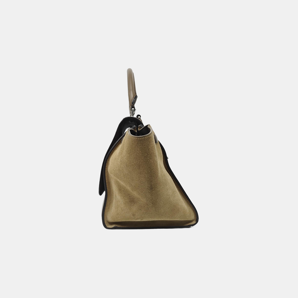 TRAPEZE Small Calfskin Gray