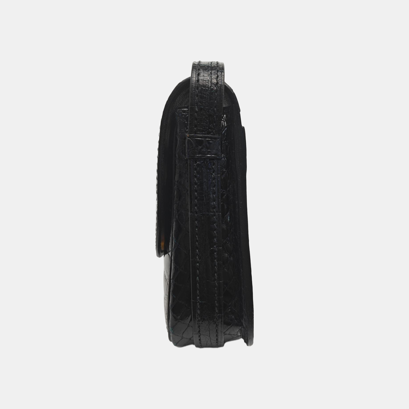 Calfskin Shoulder Bag Black