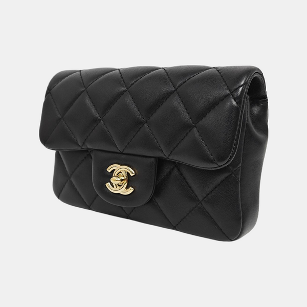 CLASSIC FLAP Mini Quilted Lambskin Black