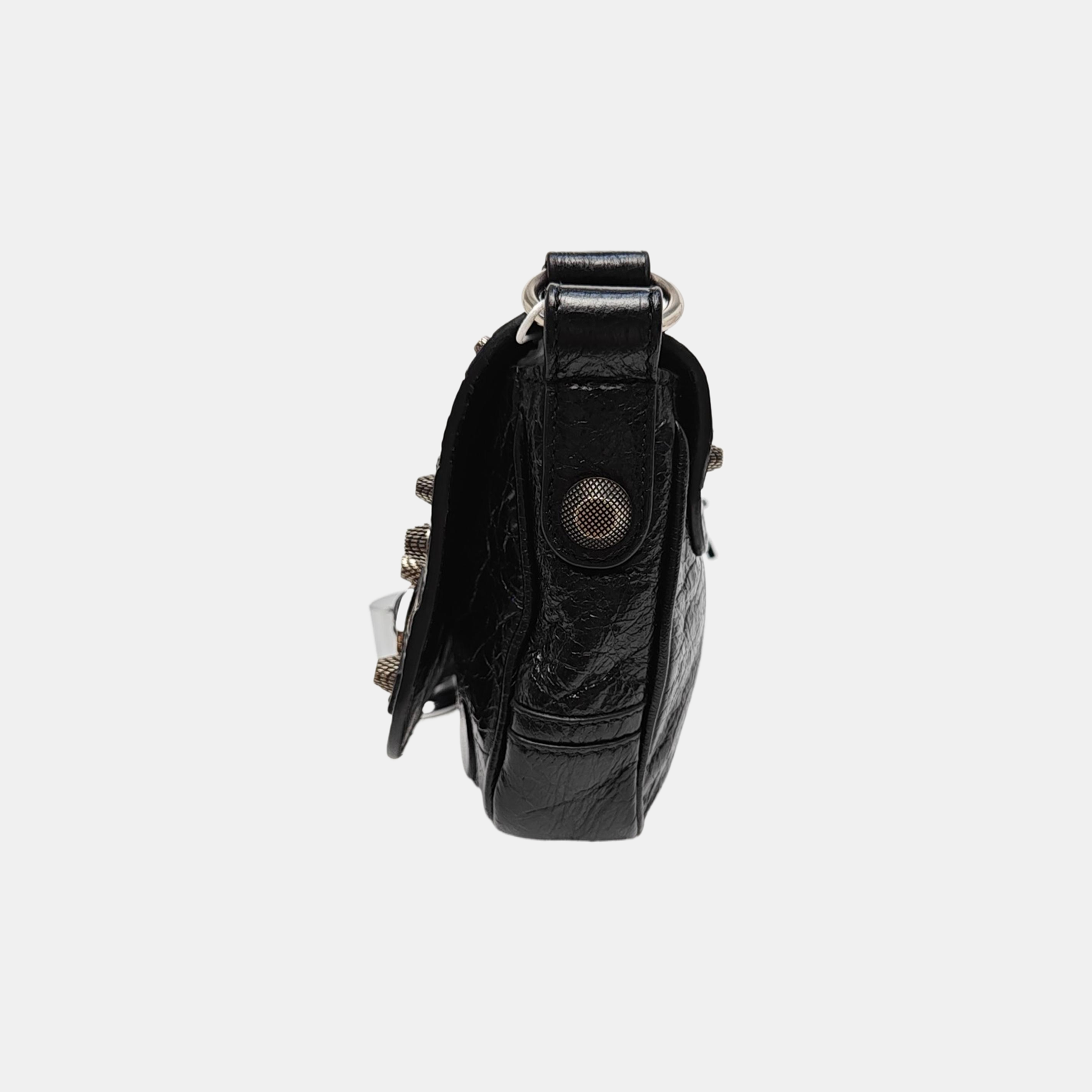 Calfskin Shoulder Bag Black