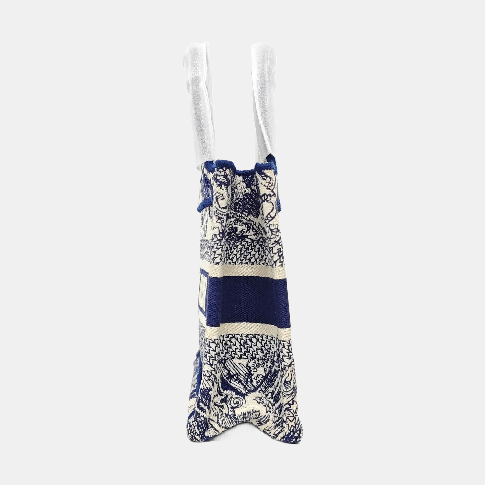 Book Tote Mini Fabric Blue