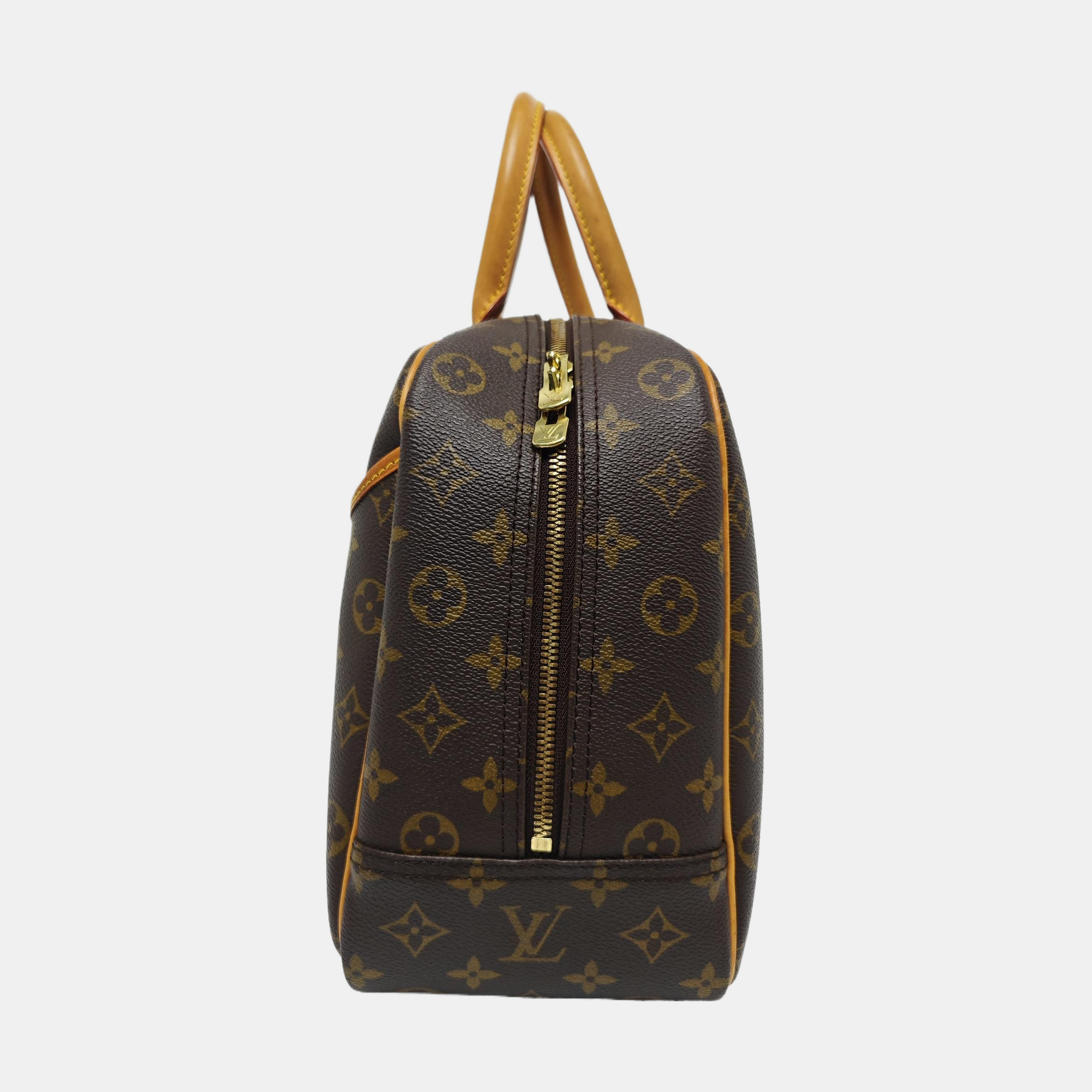 DEAUVILLE Monogram Coated Canvas Brown