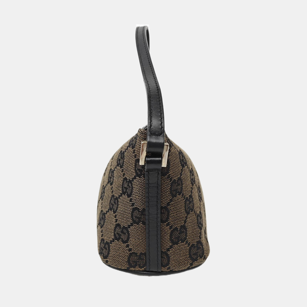 Monogram Canvas Top Handle Bag Brown