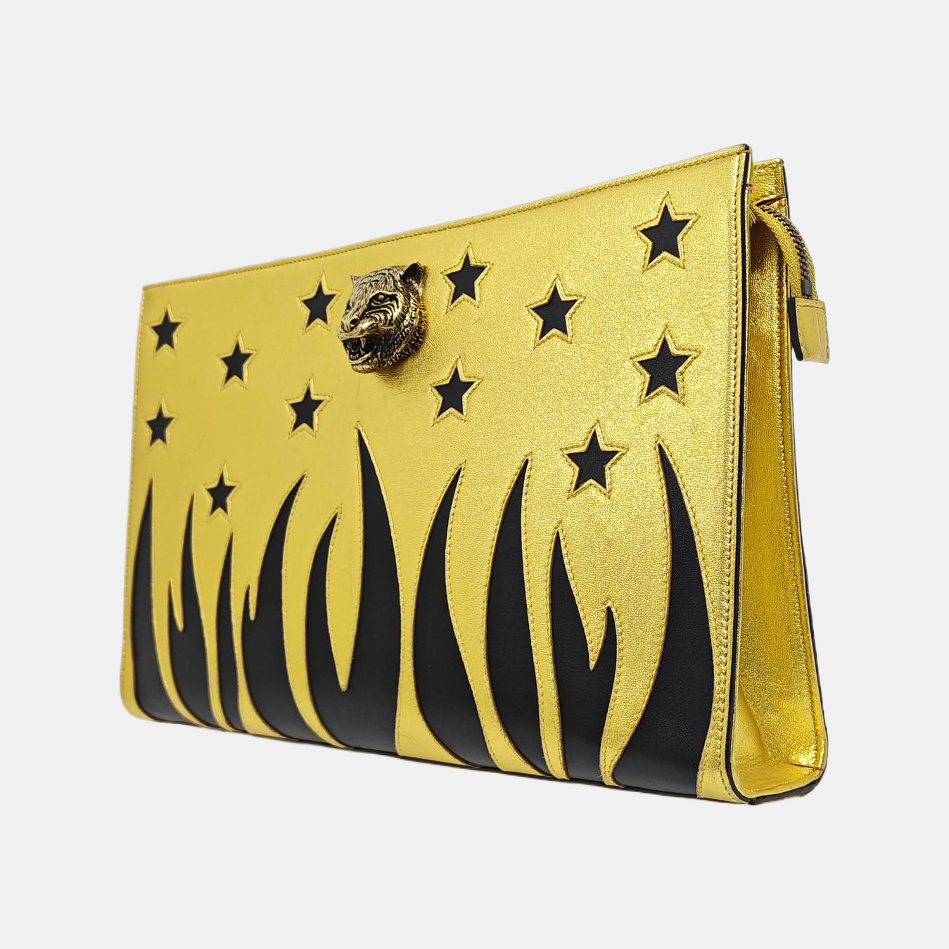 Calfskin Clutch Gold